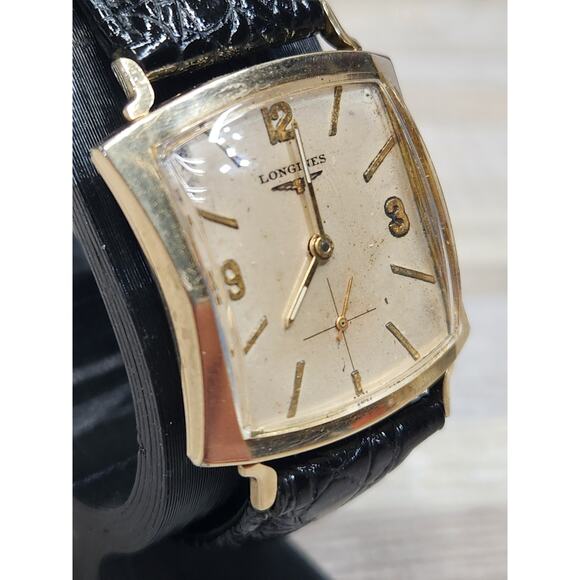 Vintage LONGINES Cal. 23Z, Men’s wristwatch, 1956, Manual Wind,10k Filled, Works - Picture 3 of 12